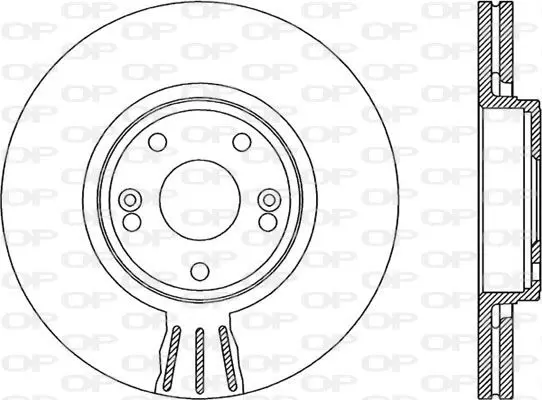 Handler.Part Brake disc OPEN PARTS BDR195920 1