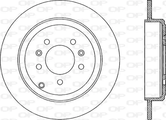 Handler.Part Brake disc OPEN PARTS BDR189210 1