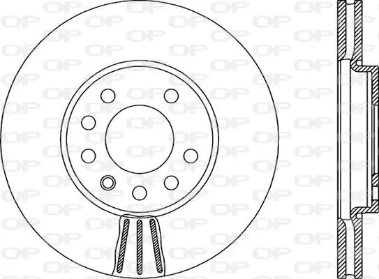 Handler.Part Brake disc OPEN PARTS BDR199120 1