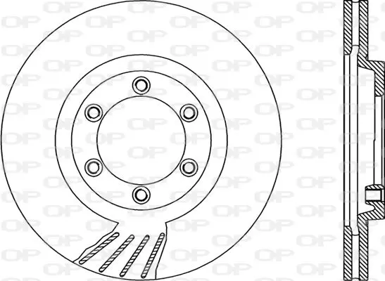 Handler.Part Brake disc OPEN PARTS BDR191320 1