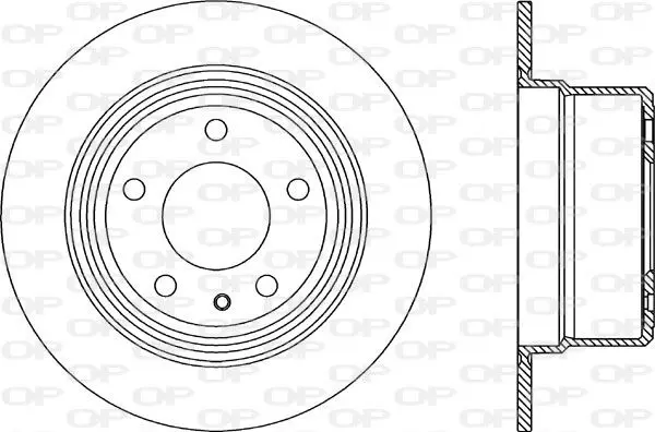 Handler.Part Brake disc OPEN PARTS BDR192710 1