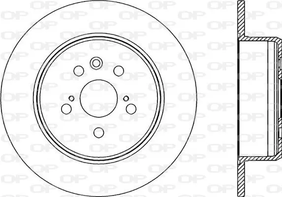 Handler.Part Brake disc OPEN PARTS BDR204310 1