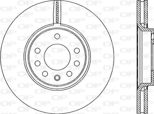 Handler.Part Brake disc OPEN PARTS BDR199020 1