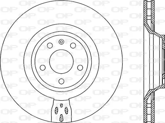 Handler.Part Brake disc OPEN PARTS BDR207120 1