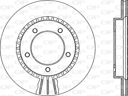 Handler.Part Brake disc OPEN PARTS BDR211320 1