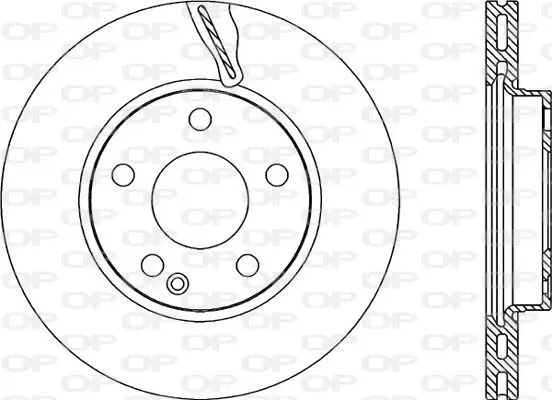 Handler.Part Brake disc OPEN PARTS BDR220020 1