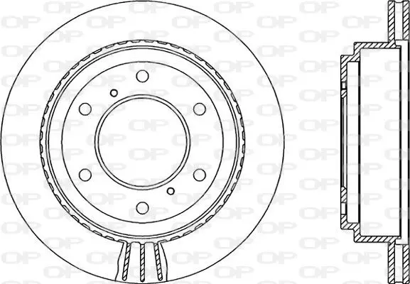 Handler.Part Brake disc OPEN PARTS BDR213420 1