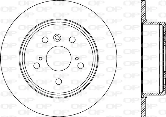 Handler.Part Brake disc OPEN PARTS BDR218710 1