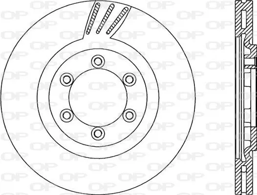 Handler.Part Brake disc OPEN PARTS BDR222920 1