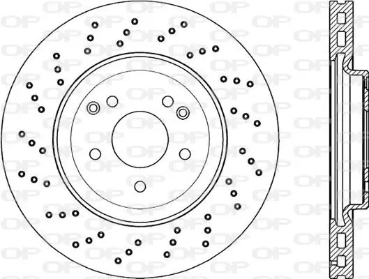 Handler.Part Brake disc OPEN PARTS BDR224425 1