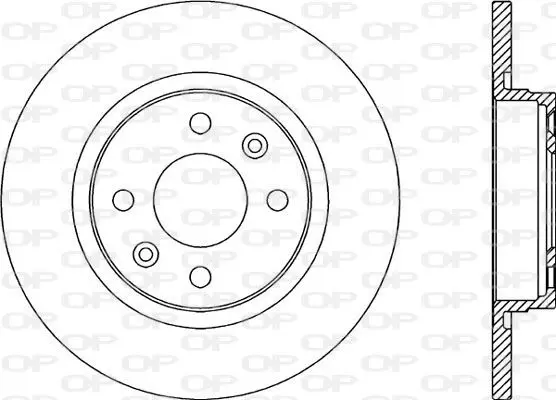 Handler.Part Brake disc OPEN PARTS BDR232210 1