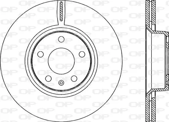 Handler.Part Brake disc OPEN PARTS BDR226820 1