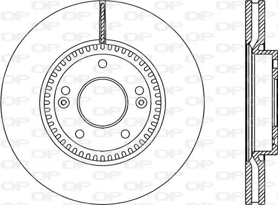 Handler.Part Brake disc OPEN PARTS BDR235120 1