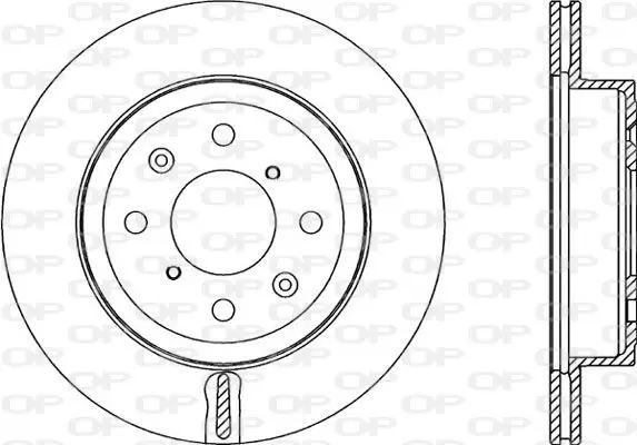 Handler.Part Brake disc OPEN PARTS BDR235320 1