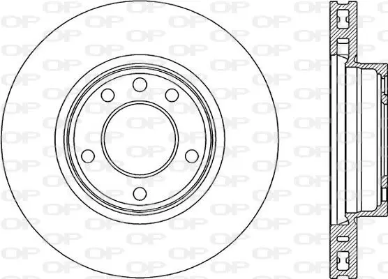 Handler.Part Brake disc OPEN PARTS BDR230020 1