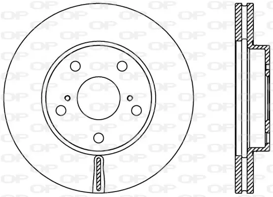 Handler.Part Brake disc OPEN PARTS BDR230720 1