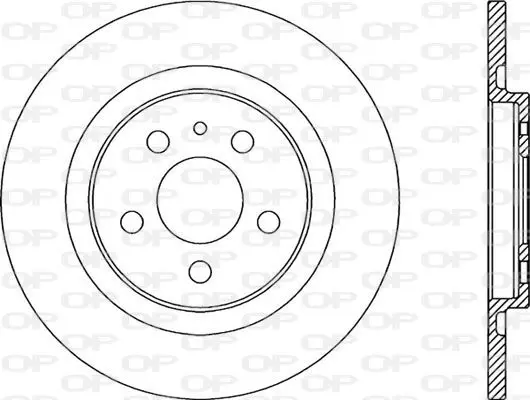 Handler.Part Brake disc OPEN PARTS BDR232710 1