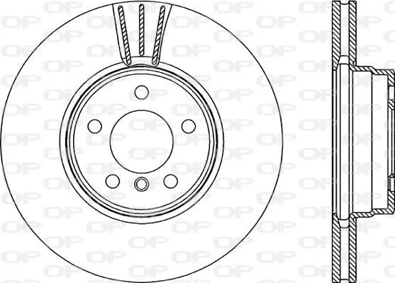 Handler.Part Brake disc OPEN PARTS BDR236120 1