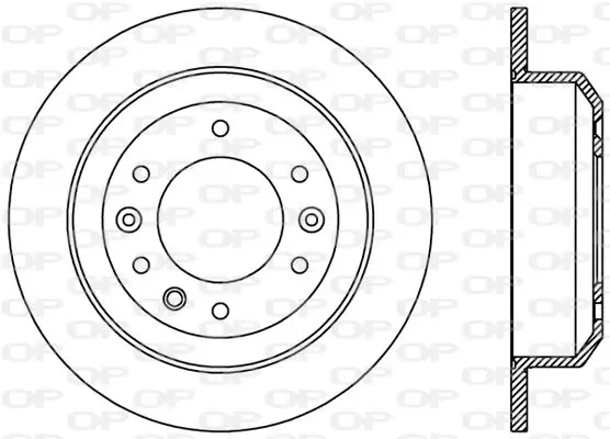 Handler.Part Brake disc OPEN PARTS BDR237210 1