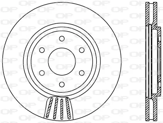 Handler.Part Brake disc OPEN PARTS BDR237520 1