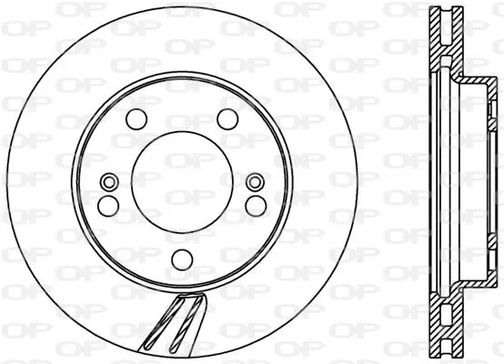 Handler.Part Brake disc OPEN PARTS BDR237620 1