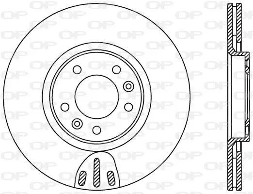 Handler.Part Brake disc OPEN PARTS BDR238020 1