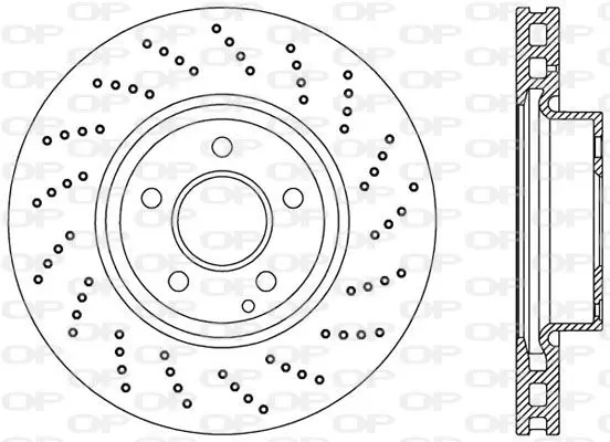 Handler.Part Brake disc OPEN PARTS BDR241925 1