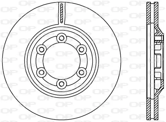 Handler.Part Brake disc OPEN PARTS BDR242820 1