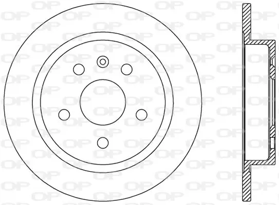 Handler.Part Brake disc OPEN PARTS BDR250810 1