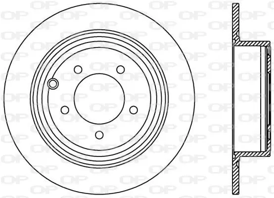 Handler.Part Brake disc OPEN PARTS BDR246610 1