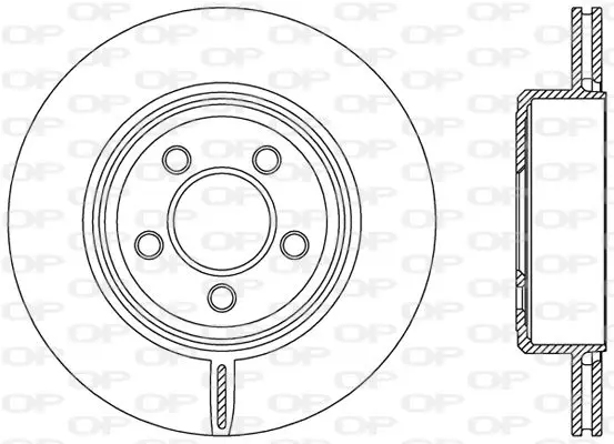 Handler.Part Brake disc OPEN PARTS BDR248120 1