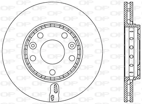 Handler.Part Brake disc OPEN PARTS BDR254820 1