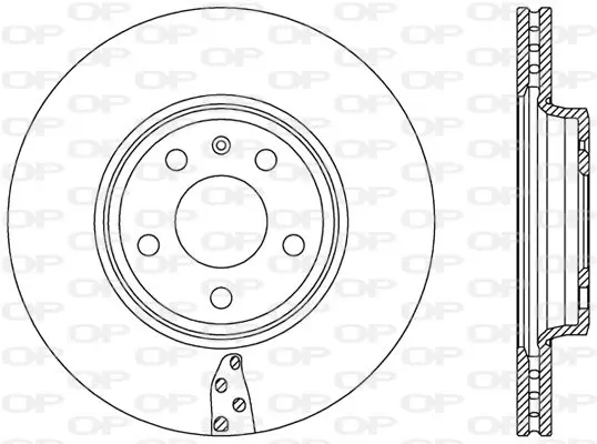 Handler.Part Brake disc OPEN PARTS BDR248520 1