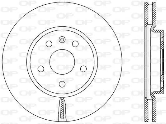 Handler.Part Brake disc OPEN PARTS BDR249920 1