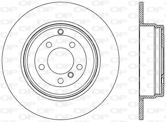 Handler.Part Brake disc OPEN PARTS BDR250410 1