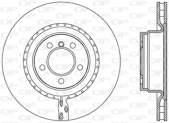 Handler.Part Brake disc OPEN PARTS BDR250520 1