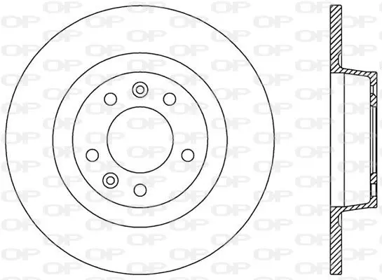 Handler.Part Brake disc OPEN PARTS BDR251810 1