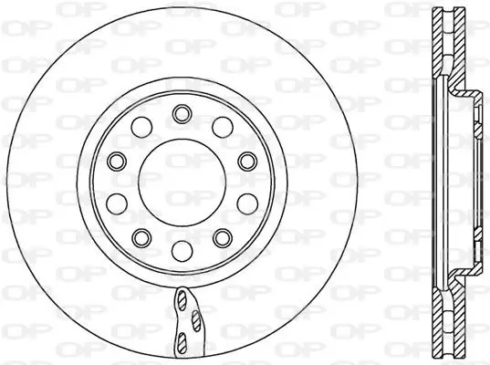 Handler.Part Brake disc OPEN PARTS BDR252120 1