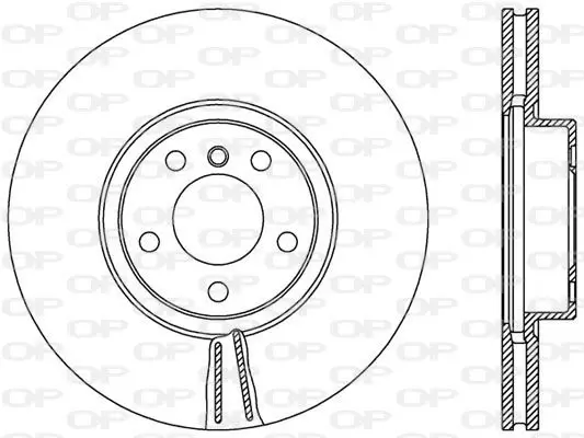 Handler.Part Brake disc OPEN PARTS BDR254420 1