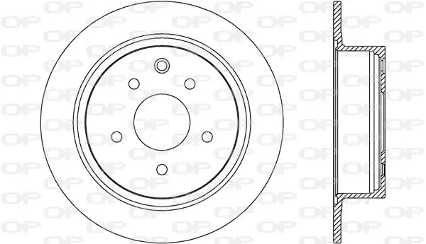 Handler.Part Brake disc OPEN PARTS BDR264710 1