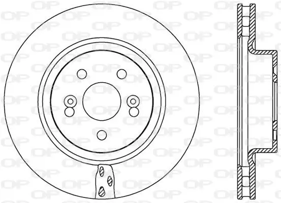 Handler.Part Brake disc OPEN PARTS BDR257120 1