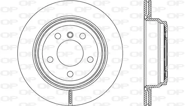 Handler.Part Brake disc OPEN PARTS BDR262620 1