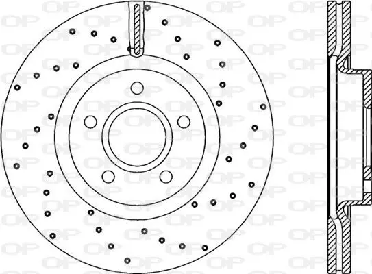 Handler.Part Brake disc OPEN PARTS BDRS215325 1