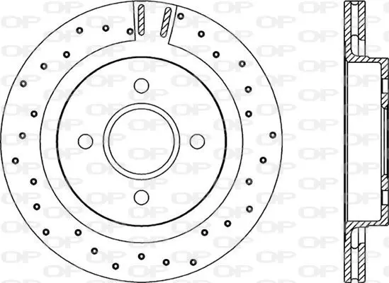 Handler.Part Brake disc OPEN PARTS BDRS117825 1