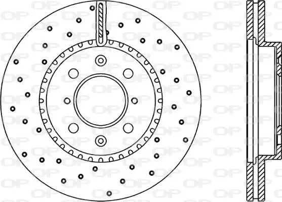 Handler.Part Brake disc OPEN PARTS BDRS223325 1