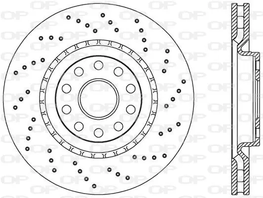 Handler.Part Brake disc OPEN PARTS BDRS174125 1