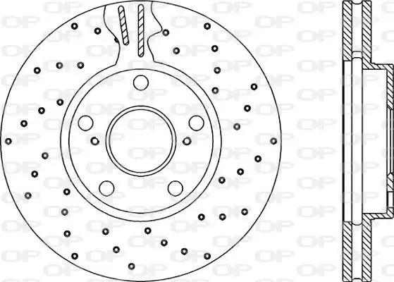 Handler.Part Brake disc OPEN PARTS BDRS187625 1