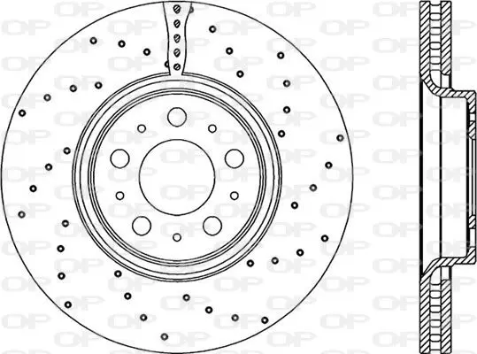 Handler.Part Brake disc OPEN PARTS BDRS197625 1