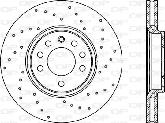 Handler.Part Brake disc OPEN PARTS BDRS199025 1