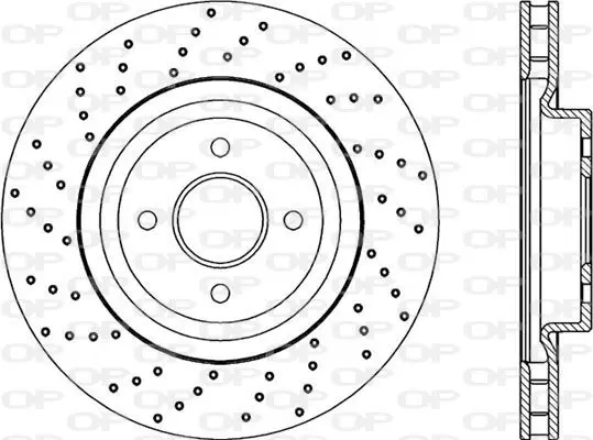 Handler.Part Brake disc OPEN PARTS BDRS222525 1